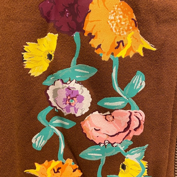 BRAND NEW Taylor Swift The Eras Tour Acoustic Piano Brown Zip Up Hoodie - Picture 10 of 13